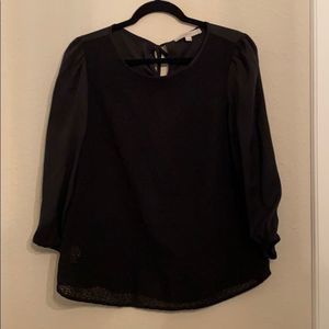Black loft blouse